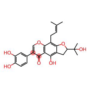 6-(3,4-Dihydroxyphenyl)-2,3-dihydro-4-hydroxy-2-(1-hydroxy-1-methylethyl)-9-(3-methyl-2-buten-1-yl)-5H-furo[3,2-g][1]benzopyran-5-one