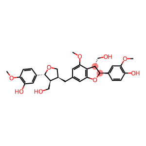 3-Benzofuranmethanol, 2,3-dihydro-2-(4-hydroxy-3-methoxyphenyl)-4-methoxy-6-[[(3S,4S,5R)-tetrahydro-5-(3-hydroxy-4-methoxyphenyl)-4-(hydroxymethyl)-3-furanyl]methyl]-, (2S,3R)-