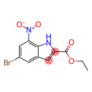 5-BroMo-7-nitroindole-2-carboxylic acid ethyl ester