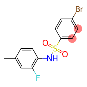 4-溴-N-(2-氟-4-甲基苯基)苯磺酰胺