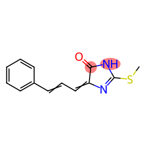 2-(METHYLSULFANYL)-4-[(Z,2E)-3-PHENYL-2-PROPENYLIDENE]-1H-IMIDAZOL-5-ONE