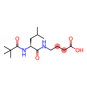 Butanoic acid, 4-[[(2S)-2-[(2,2-dimethyl-1-oxopropyl)amino]-4-methyl-1-oxopentyl]amino]-