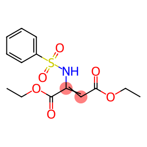 2-Butenedioic acid, 2-[(phenylsulfonyl)amino]-, 1,4-diethyl ester