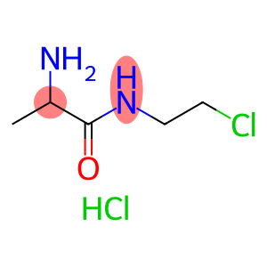 Propanamide, 2-amino-N-(2-chloroethyl)-, hydrochloride(1:1)