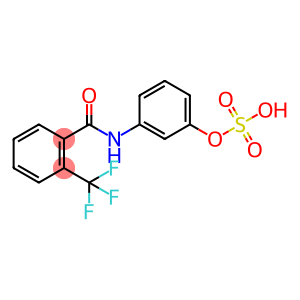 Benzamide, N-[3-(sulfooxy)phenyl]-2-(trifluoromethyl)-