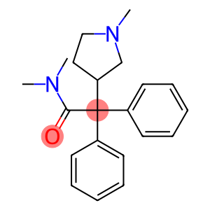 N,N-dimethyl-2-(1-methylpyrrolidin-3-yl)-2,2-diphenyl-acetamide