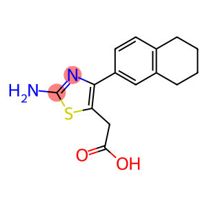 2-(2-亚胺-4-(5,6,7,8-四氢萘-2-基)-2,3-二氢噻唑-5-基)乙酸