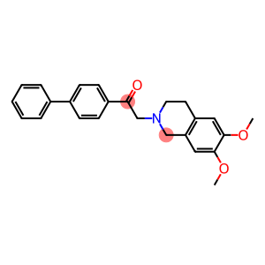 2-([1,1'-BIPHENYL]-4-YLACETYL)-1,2,3,4-TETRAHYDRO-6,7-DIMETHOXY-ISOQUINOLINE