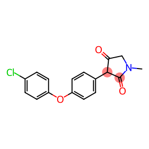 3-(2-(4-氯苯氧基)苯基)-1-甲基吡咯烷-2,4-二酮