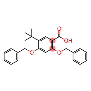 2,4-bis-benzyloxy-5-tert-butyl-benzoic acid