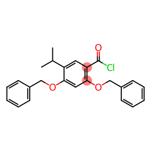 2,4-bis(benzyloxy)-5-isopropylbenzoyl chloride