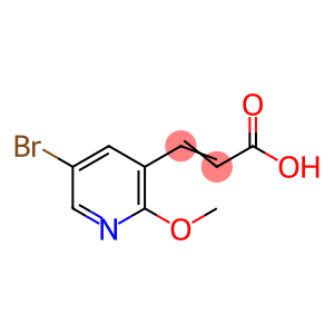 3-(5-BROMO-2-METHOXY-3-PYRIDYL)ACRYLIC ACID