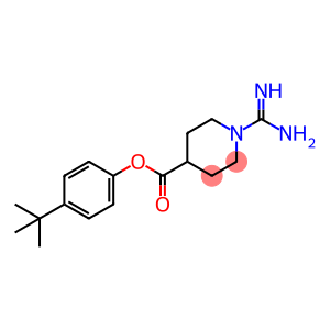 1-(aminoiminomethyl)-4-Piperidinecarboxylic acid 4-(1,1-dimethylethyl)phenyl ester