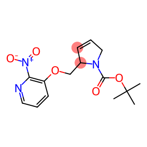 1H-Pyrrole-1-carboxylic acid, 2,5-dihydro-2-[[(2-nitro-3-pyridinyl)oxy]methyl]-, 1,1-dimethylethyl ester, (2S)-