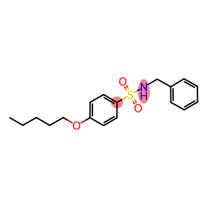 N-benzyl-4-(pentyloxy)benzenesulfonamide