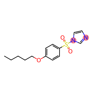 4-(1H-imidazol-1-ylsulfonyl)phenyl pentyl ether