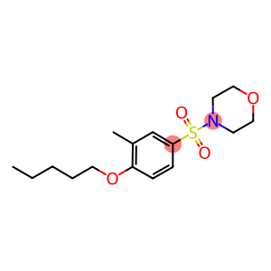 2-methyl-4-(4-morpholinylsulfonyl)phenyl pentyl ether