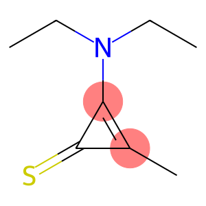 2-Cyclopropene-1-thione, 2-(diethylamino)-3-methyl-