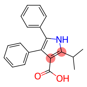 1H-Pyrrole-3-carboxylic  acid,  2-(1-methylethyl)-4,5-diphenyl-