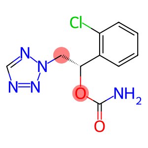 (1S)-1-(2-chlorophenyl)-2-(2H-1,2,3,4-tetrazol-2-yl) ethyl carbamate