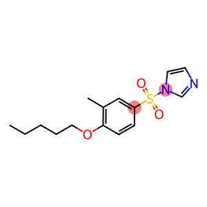 4-(1H-imidazol-1-ylsulfonyl)-2-methylphenyl pentyl ether