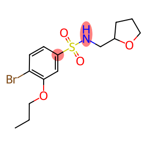 4-bromo-3-propoxy-N-(tetrahydro-2-furanylmethyl)benzenesulfonamide