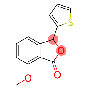 1(3H)-Isobenzofuranone, 7-methoxy-3-(2-thienyl)-