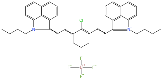 1-丁基-2-(2-[3-[2-(1-丁基-1H-苯并[CD]吲哚-2-亚基)乙亚基]-2-氯-环己烯-1-基]乙烯基)苯并[CD]吲哚四氟硼酸盐