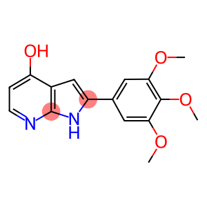 1H-Pyrrolo[2,3-b]pyridin-4-ol, 2-(3,4,5-trimethoxyphenyl)-