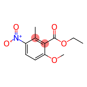Benzoic acid, 6-methoxy-2-methyl-3-nitro-, ethyl ester