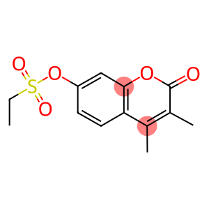 3,4-dimethyl-2-oxo-2H-1-benzopyran-7-yl ethanesulfonate