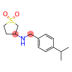 3-Thiophenamine, tetrahydro-N-[[4-(1-methylethyl)phenyl]methyl]-, 1,1-dioxide