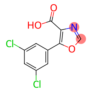 4-OXAZOLECARBOXYLIC ACID, 5-(3,5-DICHLOROPHENYL)-