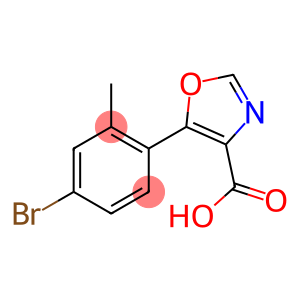 5-(4-溴-2-甲苯基)-4-噁唑羧酸