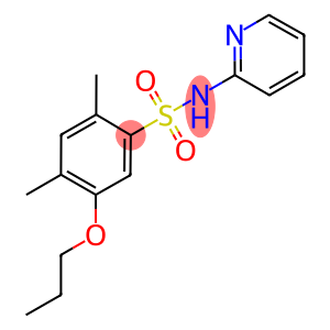 2,4-dimethyl-5-propoxy-N-(2-pyridinyl)benzenesulfonamide