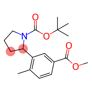 2-(5-METHOXYCARBONYL-2-METHYL-PHENYL)-PYRROLIDINE-1-CARBOXYLIC ACID TERT-BUTYL ESTER