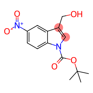 3-(HYDROXYMETHYL)-5-NITROINDOLE, N-BOC PROTECTED