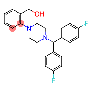 2-{4-[Bis(4-fluorophenyl)methyl]piperazinyl}benzyl alcohol