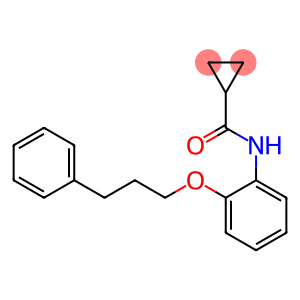 N-[2-(3-phenylpropoxy)phenyl]cyclopropanecarboxamide