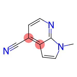 1H-Pyrrolo[2,3-b]pyridine-4-carbonitrile,  1-methyl-