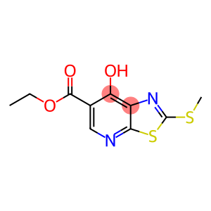 Thiazolo[5,4-b]pyridine-6-carboxylic acid, 7-hydroxy-2-(methylthio)-, ethyl ester