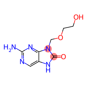 2-Amino-9-((2-hydroxyethoxy)methyl)-7H-purin-8(9H)-one