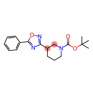 1-Piperidinecarboxylic acid, 3-(5-phenyl-1,2,4-oxadiazol-3-yl)-, 1,1-diMethylethyl ester