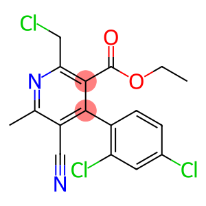 乙基-2-(氯甲基)-4-(2,4-二氯苯基)-5-氰基-6-甲基吡啶-3-羧酸酯