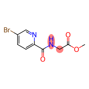 [(5-bromo-pyridine-2-carbonyl)-amino]-acetic acid methyl ester