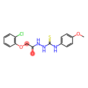 Acetic acid, 2-(2-chlorophenoxy)-, 2-[[(4-methoxyphenyl)amino]thioxomethyl]hydrazide