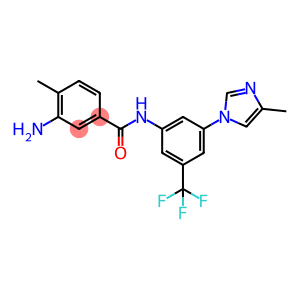 3-amino-4-methyl-N-(3-(4-methyl-1H-imidazol-1-yl)-5-(trifluoromethyl)phenyl)benzamide