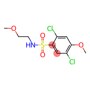 2,5-dichloro-4-methoxy-N-(2-methoxyethyl)benzenesulfonamide