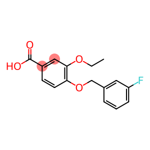 3-ethoxy-4-[(3-fluorobenzyl)oxy]benzoic acid