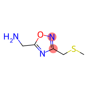 ({3-[(methylthio)methyl]-1,2,4-oxadiazol-5-yl}methyl)amine